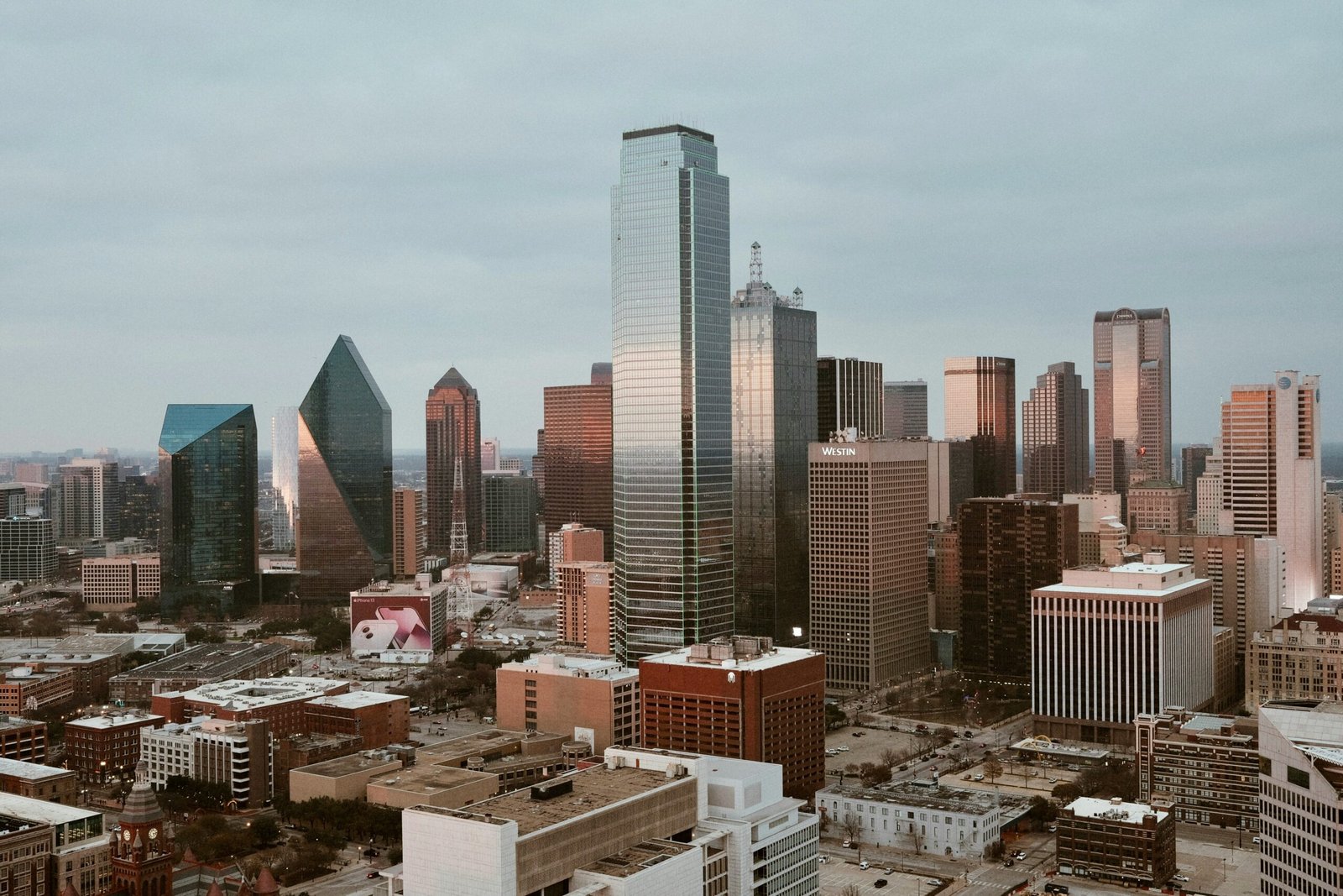 Downtown Dallas skyline, Texas